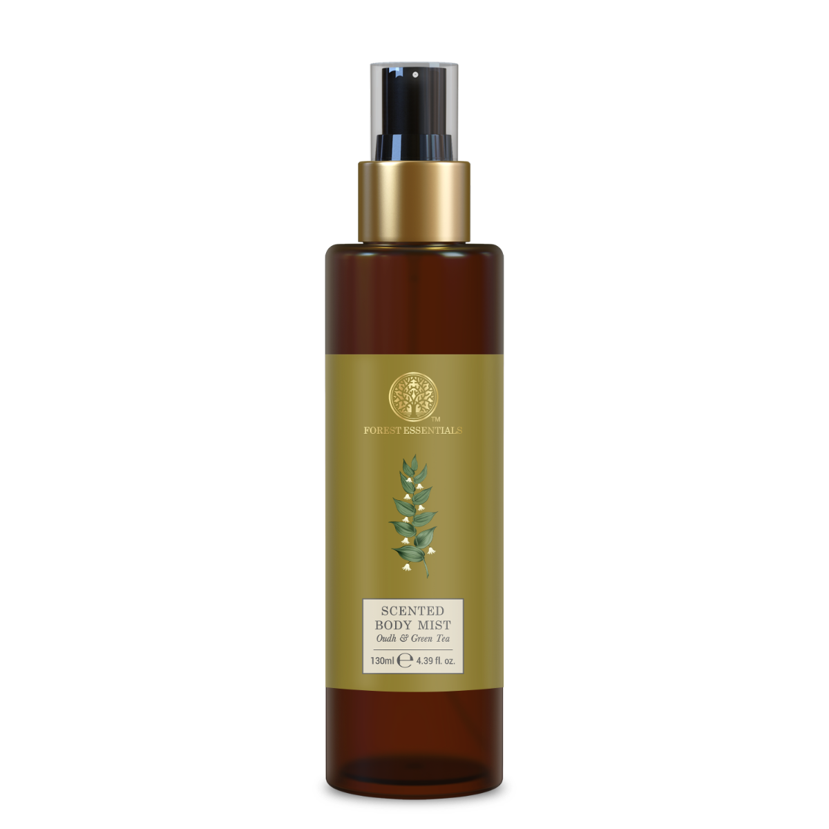 Scented Body Mist Oudh & Green Tea 130ml | Forest Essentials Online