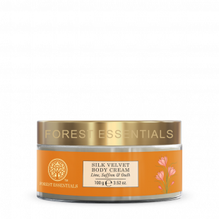 Silk Velvet Body Cream Lime, Saffron & Oudh