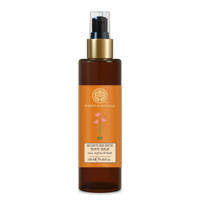 Moisture Rich Body Milk Lime, Saffron & Oudh (130ml)| Forest