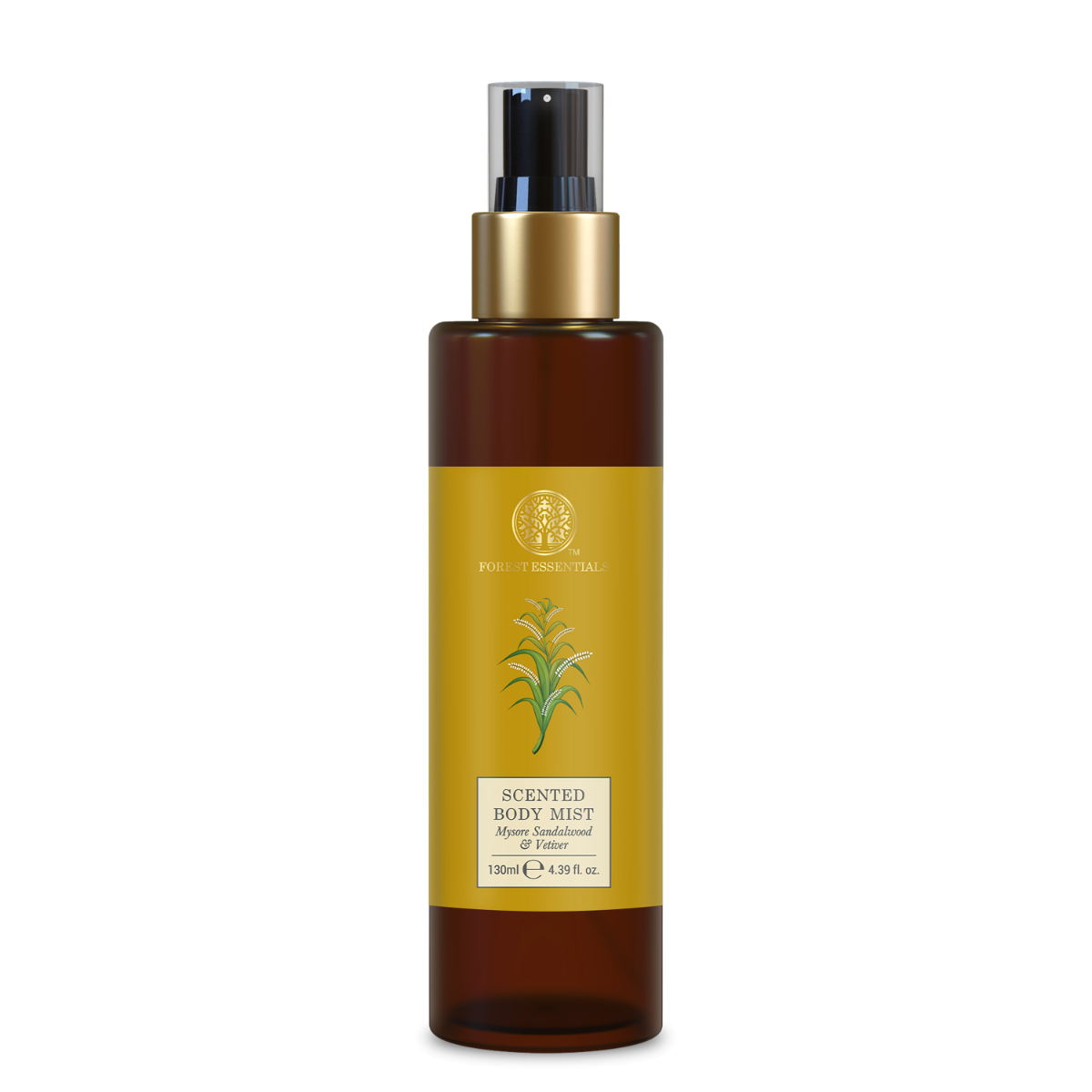 Scented Body Mist Sandalwood & Vetiver 130ml | Forest Essentials
