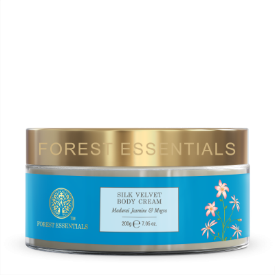 Silk Velvet Body Cream Madurai Jasmine Mogra 200g Forest Essentials Online